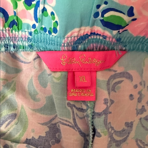 Lilly Pulitzer Bal Harbor Palazzo Style Blue and Pink Size XL - Picture 2 of 5